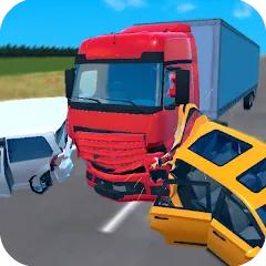 Скачать взлом Truck Crash Simulator Accident (Симулятор ДТП с грузовиком)  [МОД Все открыто] на Андроид