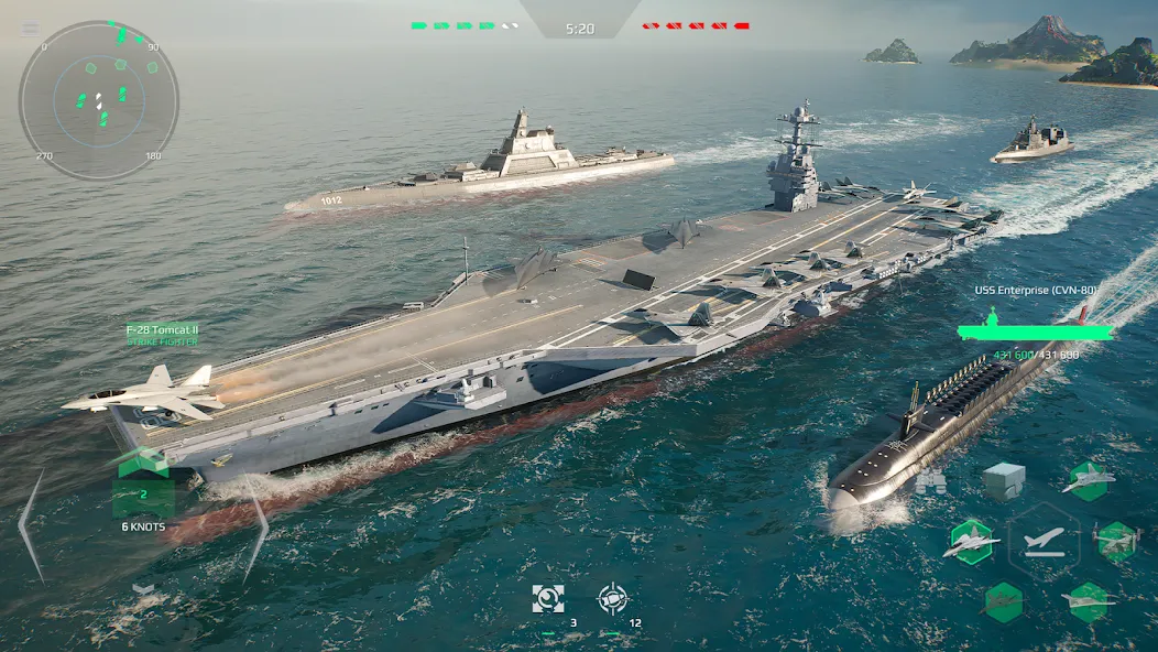 Modern Warships: Naval Battles (МОДЕРН ВАРШИПС)  [МОД Бесконечные монеты] Screenshot 2