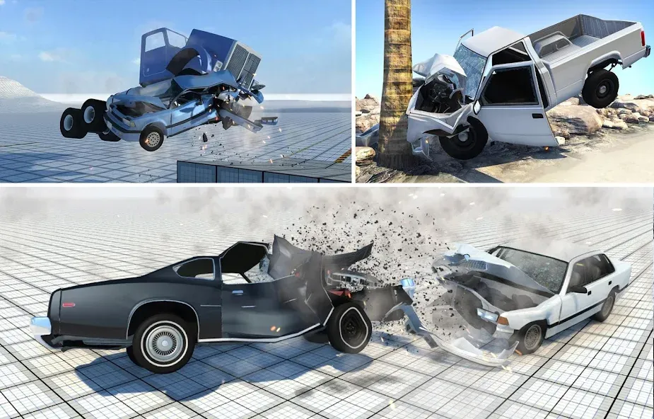 Car Crash Damage Engine Wreck (Кар Крэш Дамаг Энджин Врек)  [МОД Mega Pack] Screenshot 3