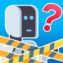 Скачать взлом No Robots Allowed - Crazy Quiz (Но роботы не допускаются)  [МОД Бесконечные монеты] на Андроид