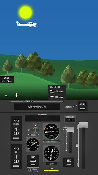 Flight Simulator 2d - sandbox  [МОД Меню] Screenshot 2