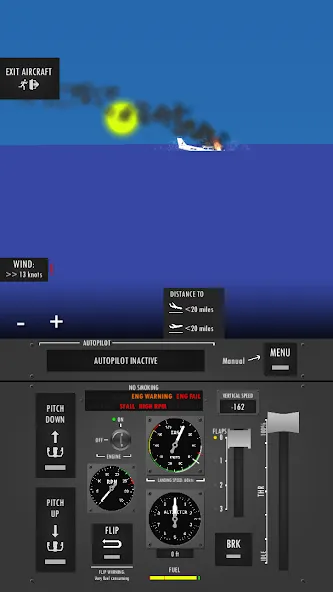 Flight Simulator 2d - sandbox  [МОД Меню] Screenshot 4