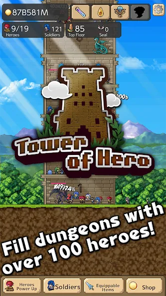 Tower of Hero (Тауэр оф Хиро)  [МОД Mega Pack] Screenshot 4