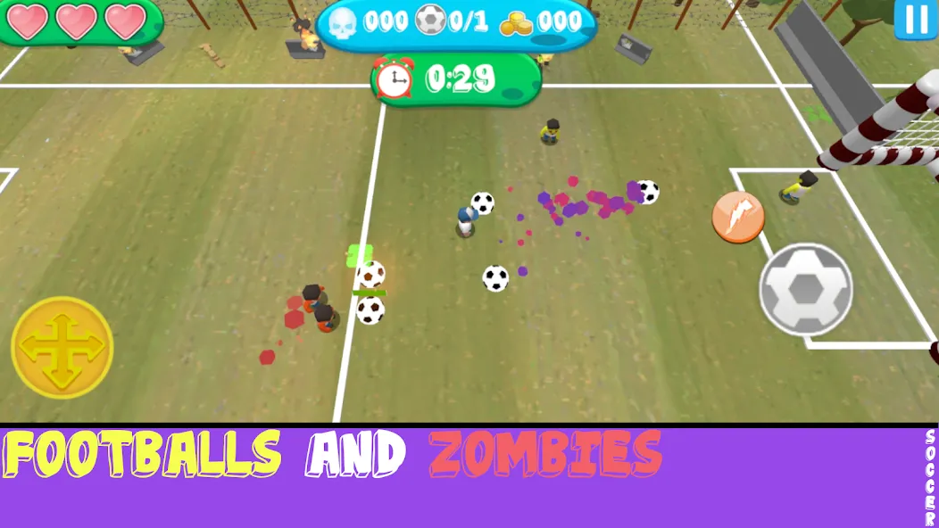 Soccer Apocalypse Survival (Соккер Апокалипсис Сурвивал)  [МОД Бесконечные монеты] Screenshot 4