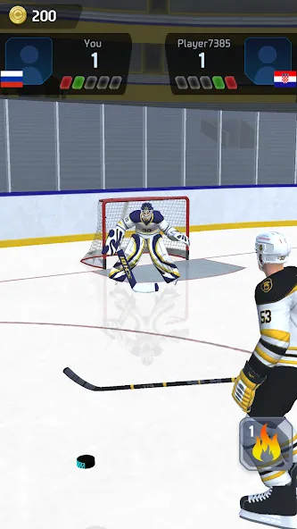 Hockey Game Stars 3D (Хоккей Гейм Старс 3D)  [МОД Бесконечные монеты] Screenshot 1