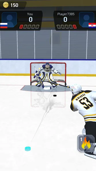 Hockey Game Stars 3D (Хоккей Гейм Старс 3D)  [МОД Бесконечные монеты] Screenshot 2