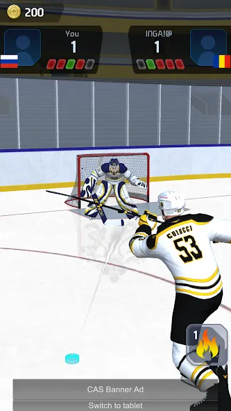 Hockey Game Stars 3D (Хоккей Гейм Старс 3D)  [МОД Бесконечные монеты] Screenshot 4