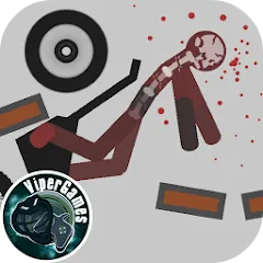 Скачать взлом Stickman Dismounting (тикман Дисмаунтинг)  [МОД Много денег] на Андроид