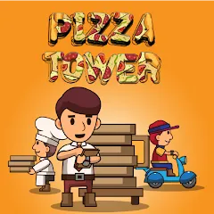 Скачать взлом Pizza Tower: Idle Tycoon (Пицца Тауэр) [МОД Много денег] на Андроид