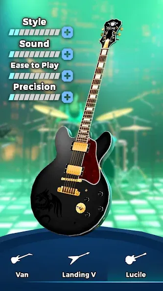 Guitar Band: Rock Battle (Гитарная группа)  [МОД Все открыто] Screenshot 2