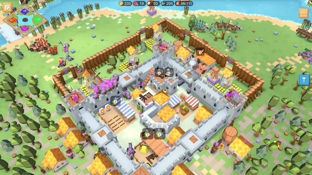 RTS Siege Up! - Medieval War  [МОД Unlocked] Screenshot 2