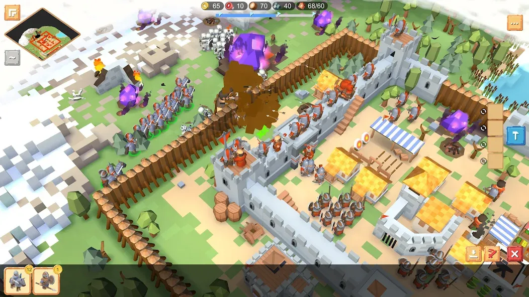 RTS Siege Up! - Medieval War  [МОД Unlocked] Screenshot 4