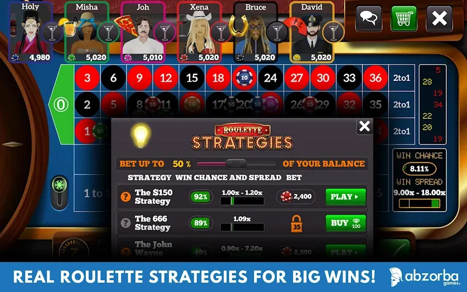 Roulette Live Casino Tables (Рулетка Лайв)  [МОД Бесконечные монеты] Screenshot 5