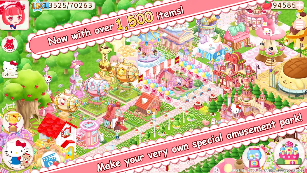 HelloKittyWorld2 Sanrio Kawaii (ХеллоуКиттиВорлд2 Санрио Каваии)  [МОД Много денег] Screenshot 2