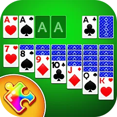 Скачать взлом Solitaire Puzzle : Card Jigsaw (Солитер головоломка)  [МОД Mega Pack] на Андроид