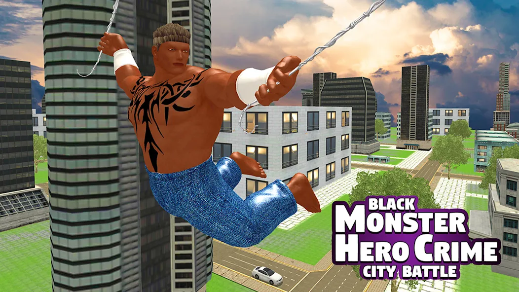 Black Monster Hero City Battle  [МОД Menu] Screenshot 4