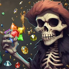 Скачать взлом Jewels Ghost Ship: jewel games (Джуэлз Гост Шип)  [МОД Много денег] на Андроид