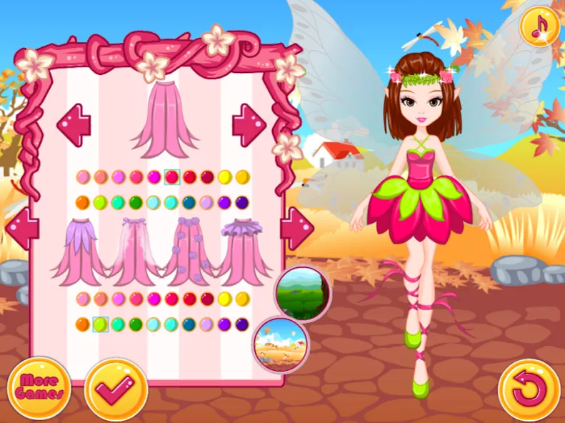 Fairy Dress Up - Girls Games  [МОД Меню] Screenshot 4