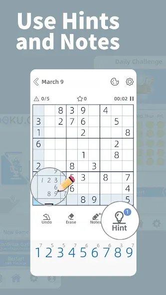 AGED Sudoku (Эйджд Судоку)  [МОД Все открыто] Screenshot 2