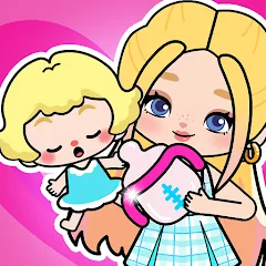 Скачать взлом Aha World: Baby Care (Аха Ворлд) [МОД Mega Pack] на Андроид