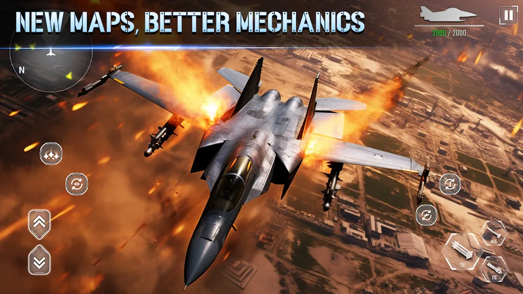 Aircraft Strike: Jet Fighter  [МОД Mega Pack] Screenshot 4