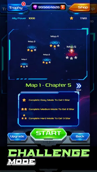 Galaxy Attack: Space Shooter (Гэлэкси Аттак)  [МОД Меню] Screenshot 4