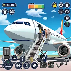 Скачать взлом Airplane Game Flight Simulator [МОД Бесконечные монеты] на Андроид