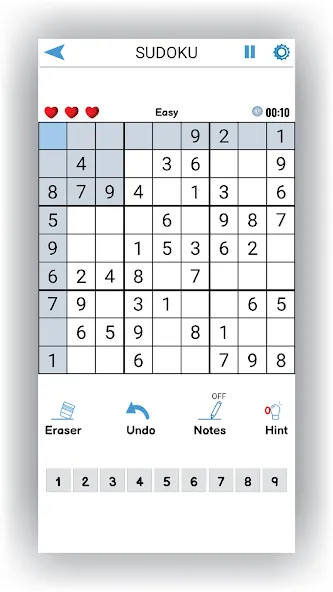 Sudoku Offline: Hard Puzzles (Судоку Оффлайн)  [МОД Mega Pack] Screenshot 1