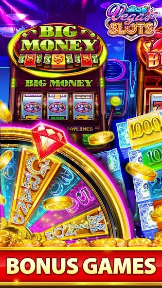 VEGAS Slots by Alisa – Free Fu (Вегас Слоты от Алисы)  [МОД Бесконечные деньги] Screenshot 1