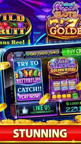 VEGAS Slots by Alisa – Free Fu (Вегас Слоты от Алисы)  [МОД Бесконечные деньги] Screenshot 5