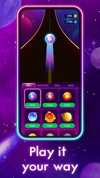 Dancing Road: Color Ball Run! (Дансинг Роад)  [МОД Unlimited Money] Screenshot 4