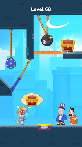 Cut Master: Fun Rope Cut Game (Кат зе Роуп)  [МОД Меню] Screenshot 2