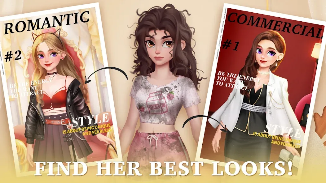 Fantasy Stylist: Match 3 (Фантазийный стилист)  [МОД Mega Pack] Screenshot 2