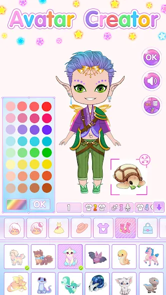 Chibi Doll Dress Up Games  [МОД Много денег] Screenshot 4