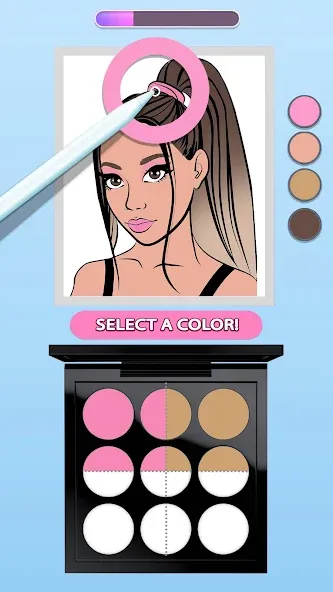 Makeup Kit - Color Mixing  [МОД Все открыто] Screenshot 2