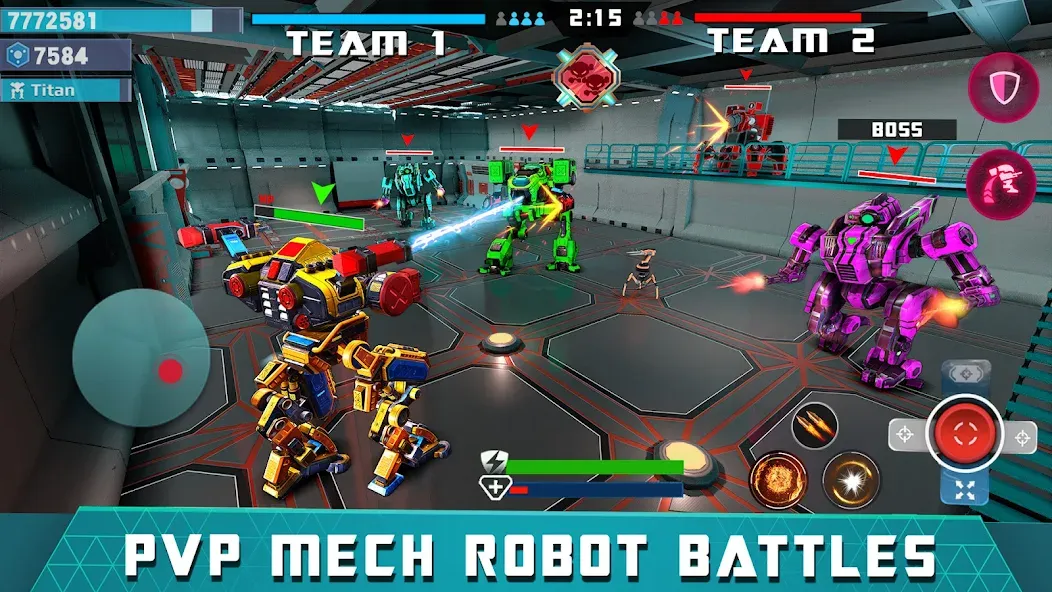 Mech Robot Wars - Multi Robot  [МОД Бесконечные монеты] Screenshot 5