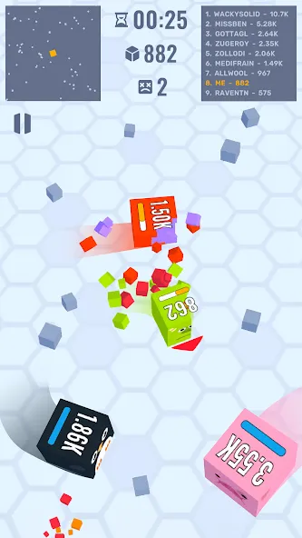 Cube Zone io  [МОД Menu] Screenshot 3