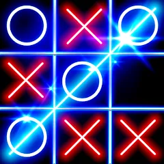 Скачать взлом Tic Tac Toe Glow: 2 Players [МОД Unlimited Money] на Андроид