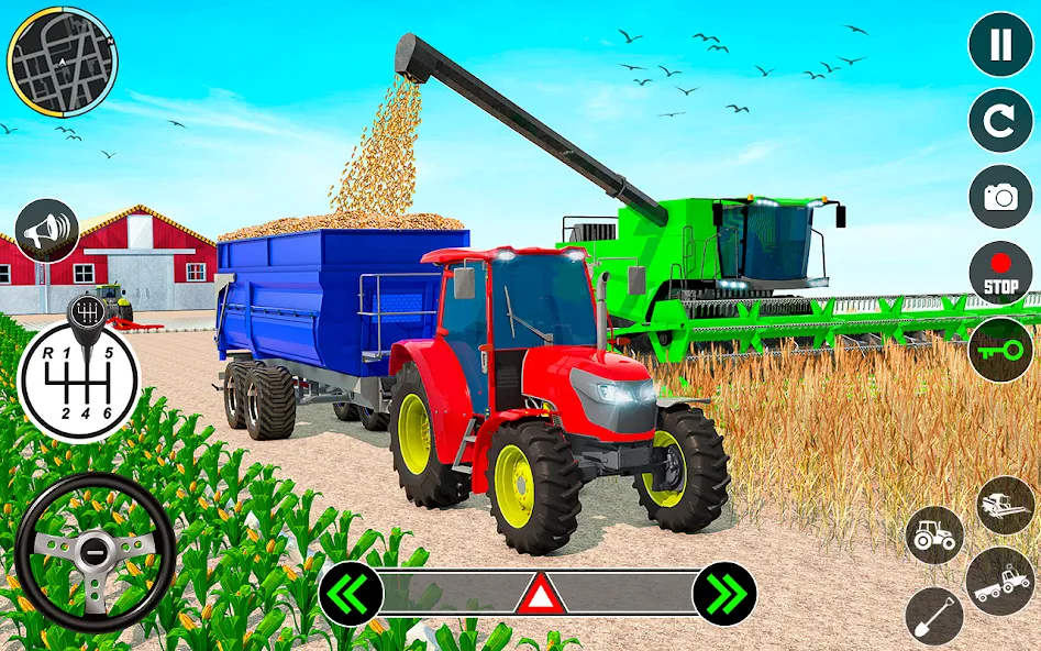 Tractor Farming: Tractor Games (Тракторное хозяйство)  [МОД Бесконечные монеты] Screenshot 3