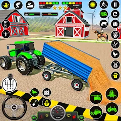 Скачать взлом Tractor Farming: Tractor Games (Тракторное хозяйство) [МОД Бесконечные монеты] на Андроид