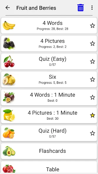 Fruit and Vegetables - Quiz  [МОД Все открыто] Screenshot 5