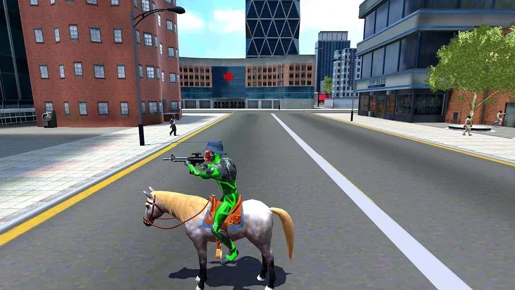 Rope Frog Ninja Hero Car Vegas (Роуп Фрог Ниндзя Герой Кар Вегас)  [МОД Меню] Screenshot 5