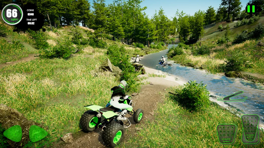 Atv Car Games Bike Offroad 4x4 (ЭиТиВи)  [МОД Бесконечные деньги] Screenshot 1