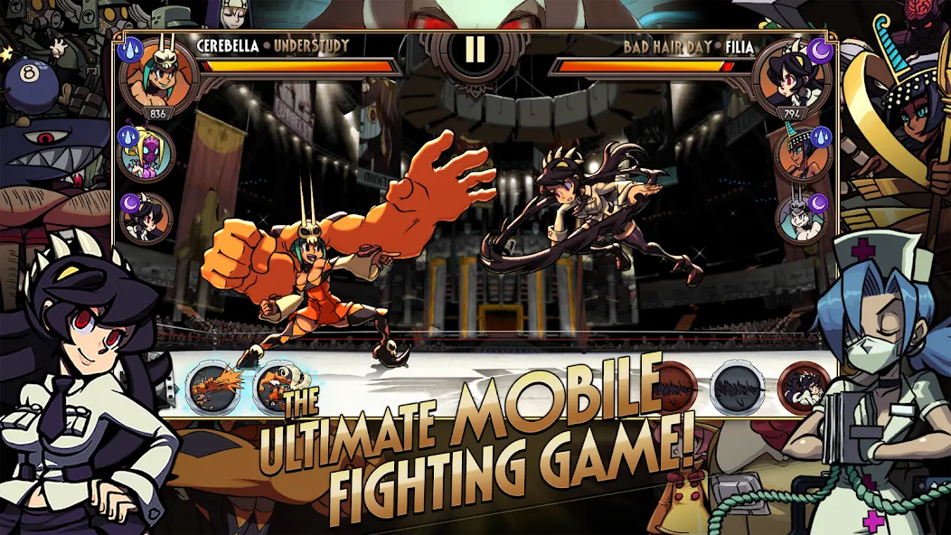 Skullgirls: Fighting RPG (Скулгрлз)  [МОД Много монет] Screenshot 1