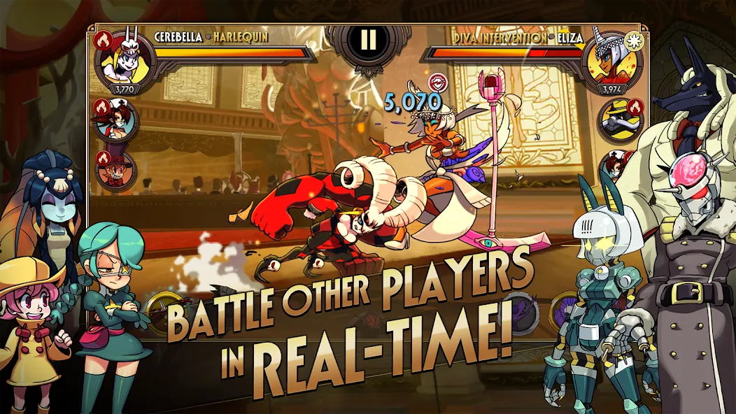 Skullgirls: Fighting RPG (Скулгрлз)  [МОД Много монет] Screenshot 2