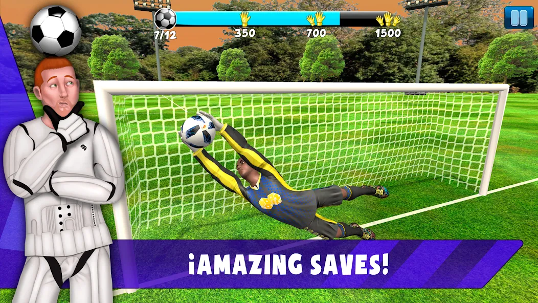 Soccer Goalkeeper 2024 (Соккер Голкипер 2022)  [МОД Бесконечные монеты] Screenshot 2