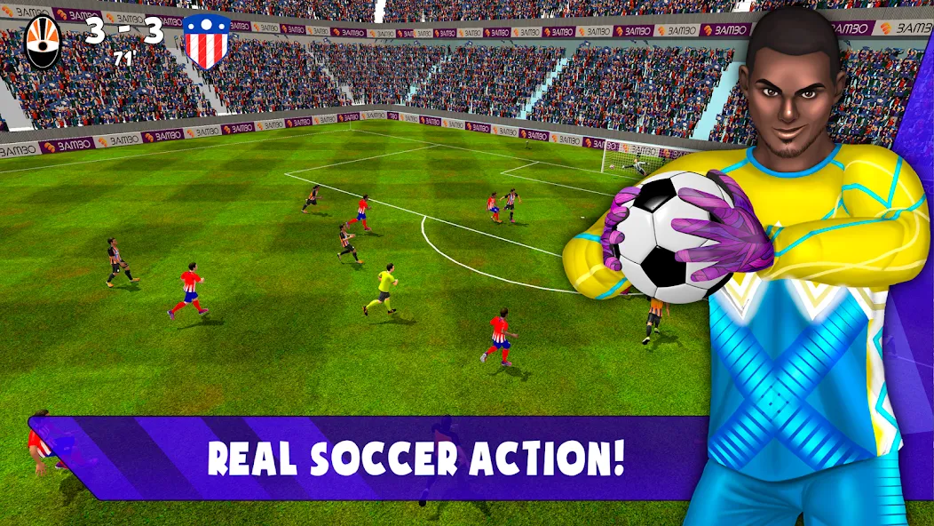 Soccer Goalkeeper 2024 (Соккер Голкипер 2022)  [МОД Бесконечные монеты] Screenshot 5