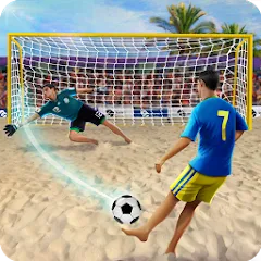 Скачать взлом Shoot Goal - Beach Soccer Game (Шут) [МОД Unlocked] на Андроид