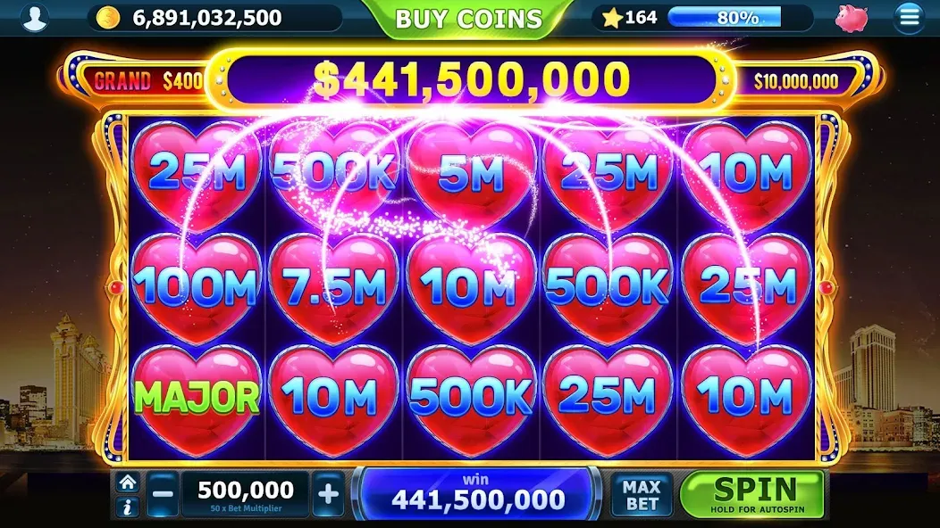 Slots of Vegas (Слоты Вегаса)  [МОД Unlimited Money] Screenshot 2