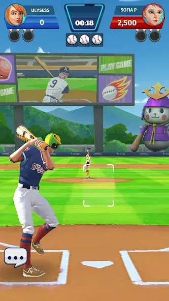 Baseball Club: PvP Multiplayer (Бейсбольный клуб)  [МОД Много монет] Screenshot 4